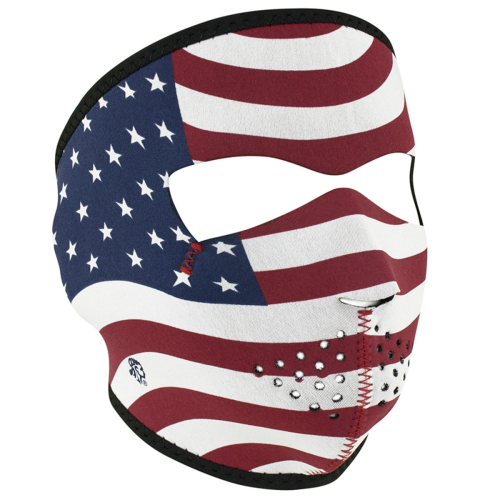 Zan Headgear - Zan Headgear Full Face Mask - WNFM003 - Stars & Stripes - OSFM