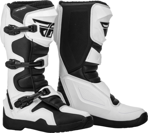 Fly Racing - Fly Racing Maverik Boots - 364-67514 - White/Black - 14