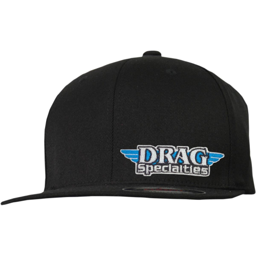 Throttle Threads - Throttle Threads Drag Specialites Flat-Bill Cap - DRG23H12BKOR - Black - OSFM