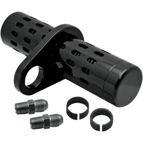 Pro-One Performance - Pro-One Performance Oil Cooler Kit for 1in. to 1 1/4in. Frame Tubes - Black - 201050B