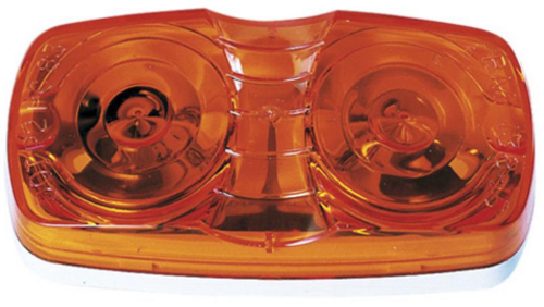 Peterson Manufacturing - Peterson Manufacturing Light for Double Bulls-Eye Clearance/Side Marker Lights - Amber - V138A