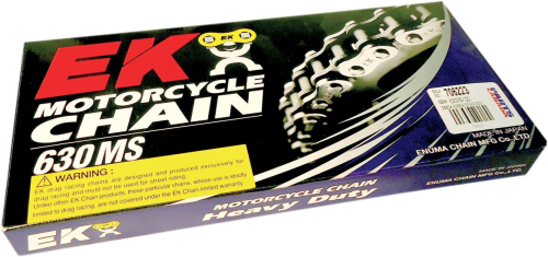 EK Chain - EK Chain 630 MS Series Chain - 150 Links - Chrome - 630MS-150C