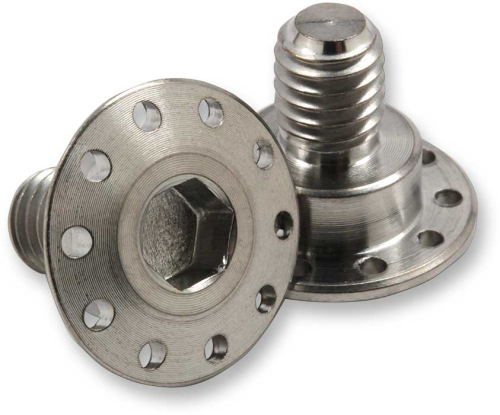 Works Connection - Works Connection Single Ti Bolt - 6 x 12mm Shoulder Bolt - Titanum - 70-600