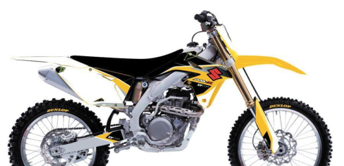 DCOR - DCOR Suzuki Race Complete Graphics Kit - Black - 20-40-250