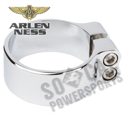 Arlen Ness - Arlen Ness Super Clamp for Slip-On Muffler - 2.5in. - Chrome - 05-943