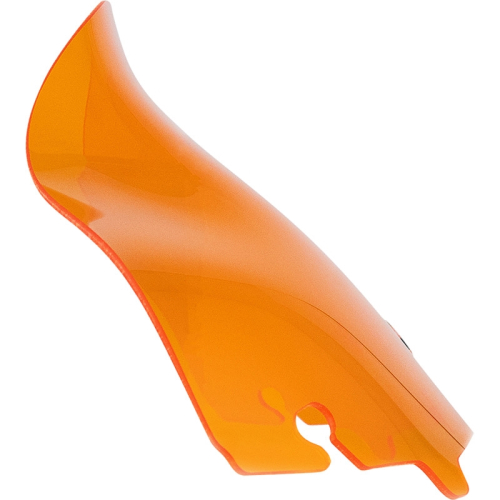 Klock Werks - Klock Werks Kolor Flare Windshield - 6.5in. - Orange - KWW-01-0682