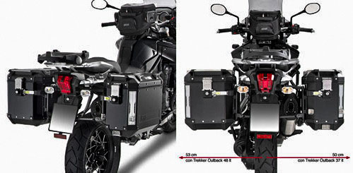 GIVI - GIVI Side Case Hardware for Outback Series Side Cases - PL6403CAM