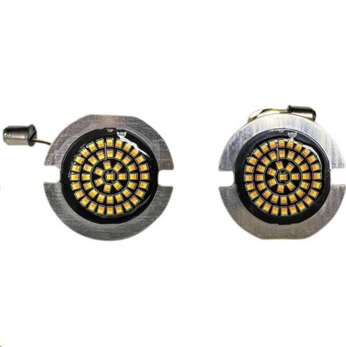Custom Dynamics - Custom Dynamics Flat Style Front Turn Signal Insert LED - GEN-4-AW-1157T