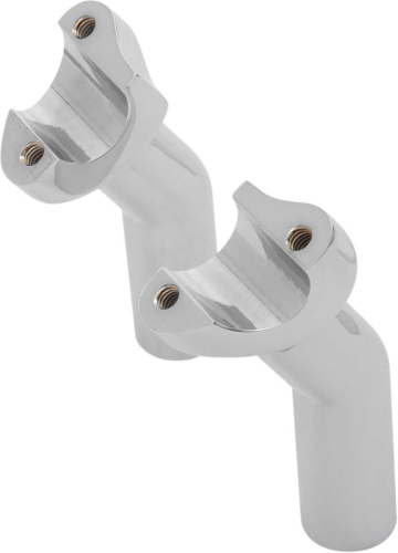 Drag Specialties - Drag Specialties Forged Aluminum Pullback Riser - 4.5in. - Chrome - 241601