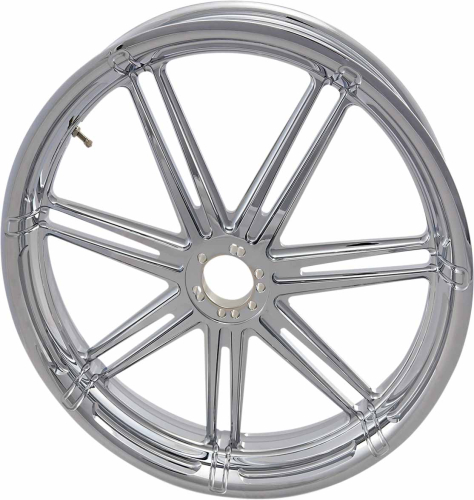 Arlen Ness - Arlen Ness Forged Billet 7 Valve Front Rim - 21in. x 3.50in. - Chrome - 10302-204
