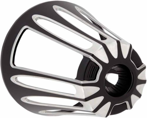 Arlen Ness - Arlen Ness Monster Sucker Air Cleaner Cover - Deep Cut - Black - 81-102