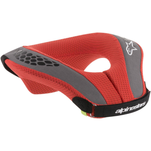 Alpinestars - Alpinestars Sequence Youth Neck Roll - 6741018-13-L/X - Black/Red - Lg-XL