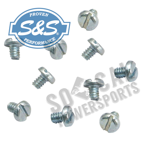 S&S Cycle - S&S Cycle Carburetor Cable Clamp/Float Pin Screw - 10pk. - 50-0062