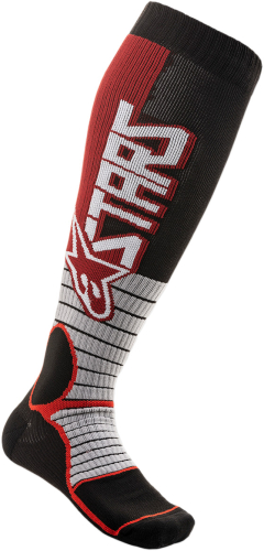 Alpinestars - Alpinestars MX Pro Socks - 4701520-301-L2X - Burgundy/Black - Large