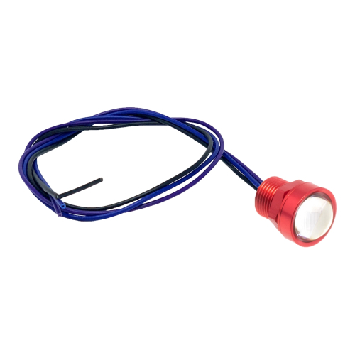 Letric Lighting Co. - Letric Lighting Co. Royal Flush 9/16in. OD. G2 LED - Red with Red/Red LED (3 Wire) - LLC-RFRS-RR
