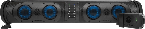 ECOXGEAR - ECOXGEAR SoundExtreme Rechargeable Sound Bar - 8 Speakers - 26in. - GDI-EXSEB2601