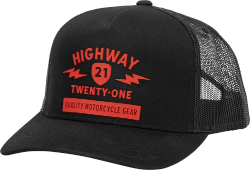 Highway 21 - Highway 21 Spark Hat - 489-2007 - Black/Red - OSFM