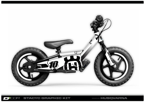 DCOR - DCOR Husqvarna Stacyc Graphics Kit for 16in. Brushless - 10-80-206B