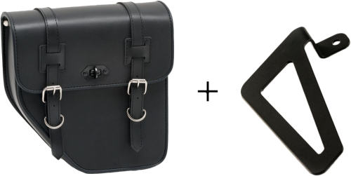 CustomAcces - CustomAcces Ibiza Saddlebag w/o Base - Left - Black - AP0007N
