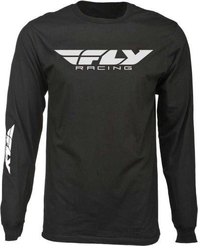Fly Racing - Fly Racing Fly Corporate Long Sleeve Shirt - 352-4140M - Black - Medium