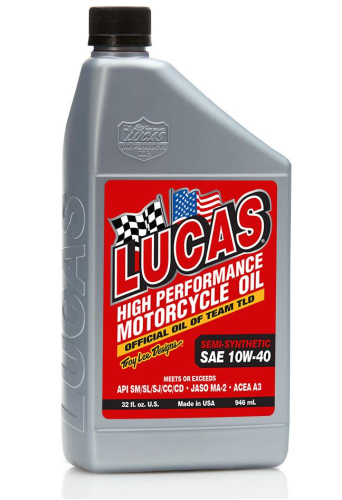 Lucas Oil - Lucas Oil High Performance Synthetic Oil - 10W40 - 1qt. - 10793