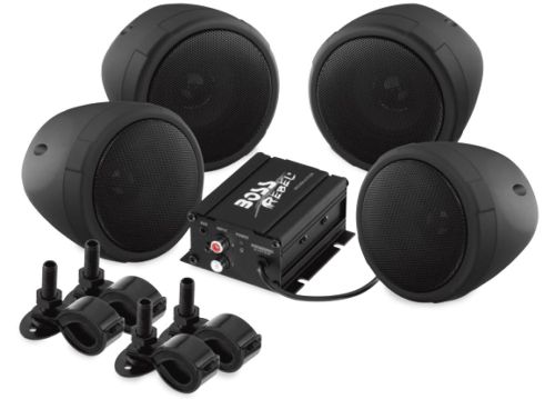 Boss Audio - Boss Audio 3in. 1000 Watt Speaker Kit with Bluetooth Audio Streaming - Black - MCBK470B