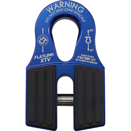 Factor 55 - Factor 55 Flatlink XTV Winch Shackle Mount - Blue - 00070-02
