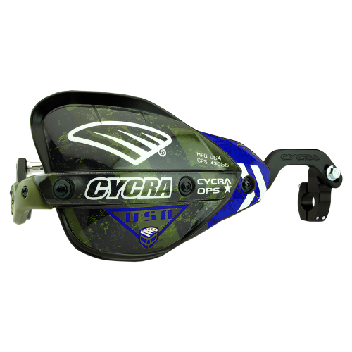 Cycra - Cycra Probend CRM Ops Edition Racer Pack w/ Center Reach Mount - 1-1/8in. U-Clamp - Blue Graphics - 1CYC-7404-62X