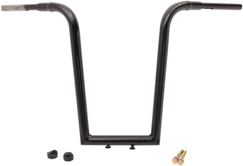 LA Choppers - LA Choppers 1-1/2in. Tree Hugger Ape Hanger Handlebar - 19in. - Black Powdercoat - LA-7370-19B