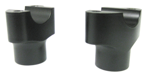 Wild 1 - Wild 1 Chubby Billet Risers - 6.0in - Black - W0528B