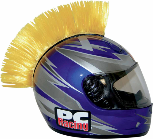 PC Racing - PC Racing Helmet Mohawk - Yellow - PCHMYELLOW