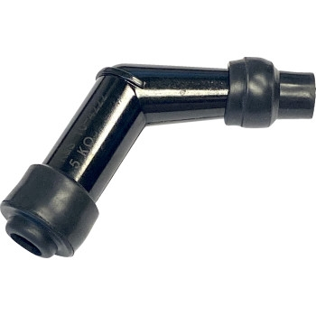 K&S Technologies - K&S Technologies Spark Plug Resistor Cover - 120deg. Elbow Type - 10/12mm - Black Plastic - 10-4222