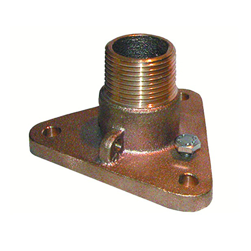 GROCO - GROCO 1" Bronze NPS to NPT Flange Adapter