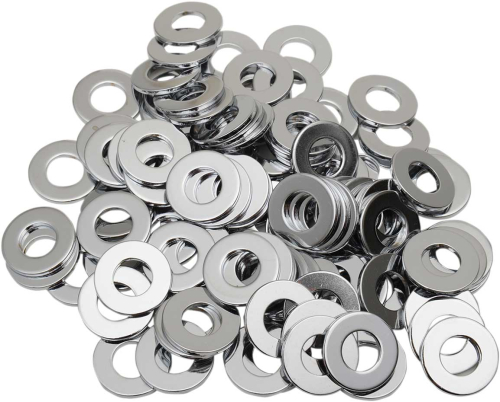 Drag Specialties - Drag Specialties Chrome Flat Washer - 1/4in. - MPB174