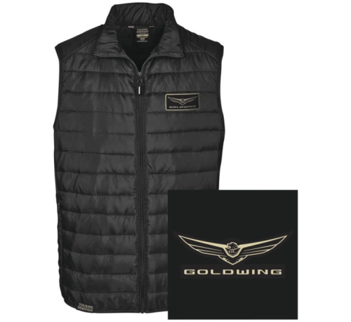 Factory Effex - Factory Effex Gold Wing Puffer Vest - 25-85808 - Black - 2XL
