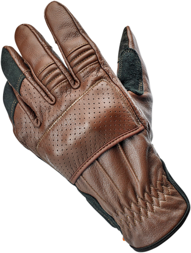 Biltwell Inc. - Biltwell Inc. Borrego Gloves - 1506-0201-301 - Chocolate/Black - X-Small