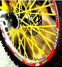 Bykas - Bykas Spoke Wraps - Neon Yellow - SN-Y