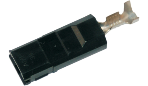 Namz - Namz OEM Type Connectors - AMP .25in. Female Black Socket Housing with Terminal (20pk) - NHD-72290-94