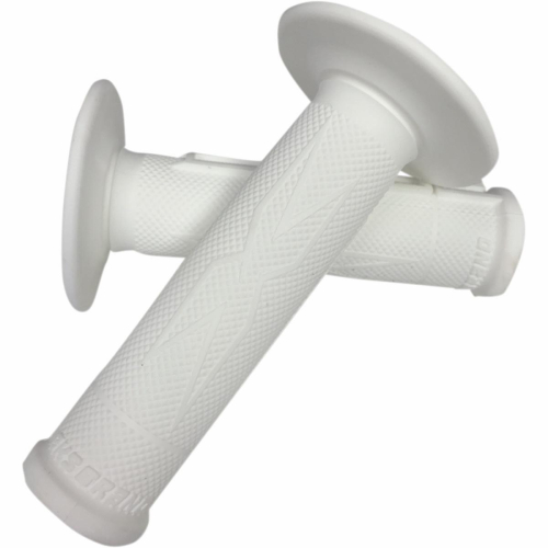 EKS Brand - EKS Brand Half Waffle Grips - White - 067-20110