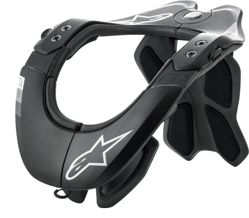 Alpinestars - Alpinestars Bionic Tech-2 Neck Support - 6500019-LG/XL - Black/Cool Gray - Lg-XL
