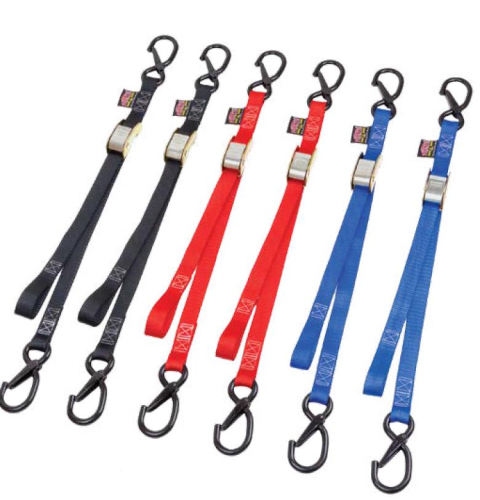 Powertye - Powertye 1in.x 3ft. PWC Tiedowns with Latch Hook - Black - 22032-S