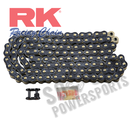 RK - RK 520 Max-Z Chain - 120 Links - Black/Gold - 520MAXZ-120-BG