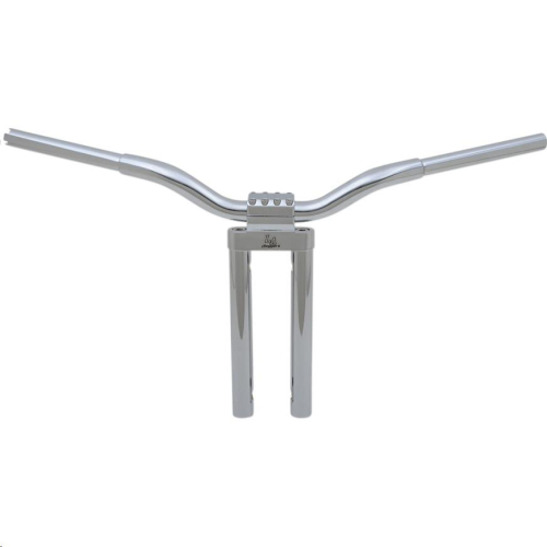 LA Choppers - LA Choppers 1-1/4in. Kage Fighter Straight Heights T-Bar - 12in. Rise - Chrome - LA-7335-12