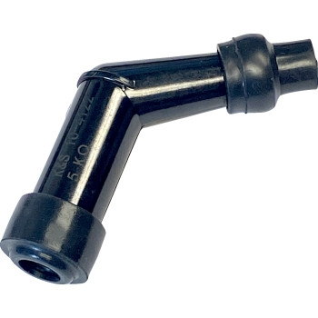 K&S Technologies - K&S Technologies Spark Plug Resistor Cover - 120deg. Elbow Type - 14mm - Black Plastic - 10-4122