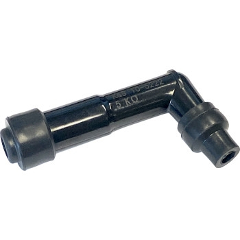 K&S Technologies - K&S Technologies Spark Plug Resistor Cover - 120deg. Elbow Type - 10/12mm - Black Plastic - 10-5222