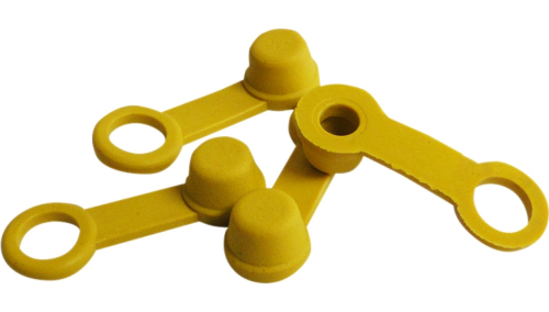 Helix Racing Products - Helix Racing Products Brake Bleeder Caps - Yellow - 202-2002