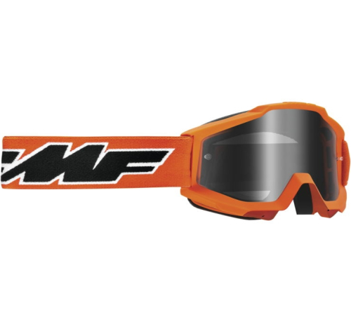 FMF Racing - FMF Racing PowerBomb Rocket Youth Goggles - F-50048-00003 - Rocket Orange / Silver Mirror Lens - OSFM