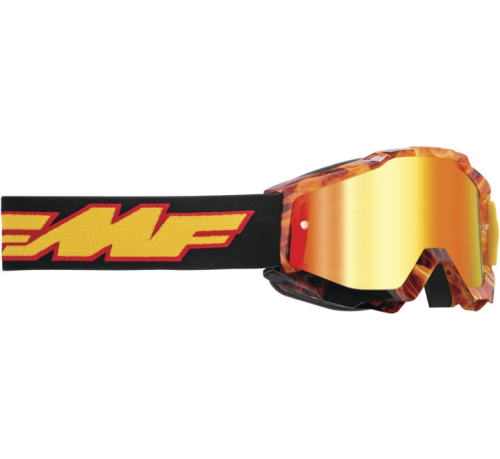 FMF Racing - FMF Racing PowerBomb Spark Youth Goggles - F-50048-00004 - Spark / Red Mirror Lens - OSFM