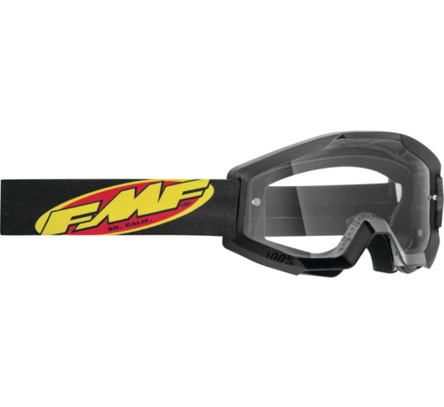 FMF Racing - FMF Racing PowerCore Goggles - F-50050-00003 - Black / Clear Lens - OSFM