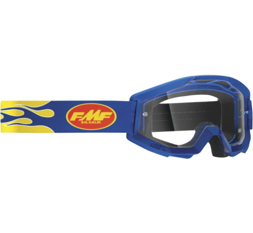 FMF Racing - FMF Racing PowerCore Flame Goggles - F-50050-00007 - Blue - OSFM